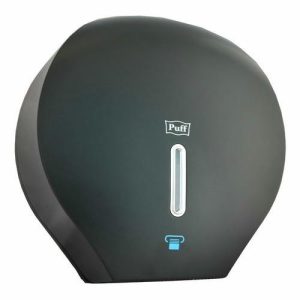 Диспенсер для туалетной бумаги, пластиковый, цвет черный