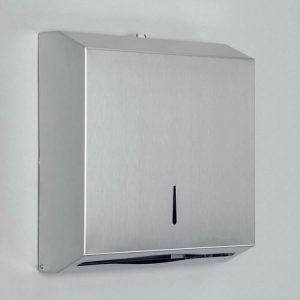 Диспенсер для бумажных полотенец EFOR «Практик», на 300 полотенец, нержавеющая сталь