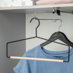 Вешалка для брюк и юбок SAVANNA Wood, 1 перекладина, 37x22x1,5 см, цвет чёрный