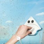 Магнитная щётка для мытья окон с двух сторон Доляна, с водосгоном, на стекло 3-8 мм