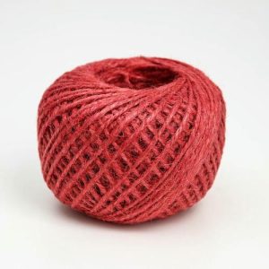 Шпагат джутовый, 1120 Текс, 100 м, цвет красный