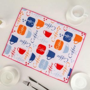 Коврик для сушки посуды Доляна «Кофе», 38x51 см, микрофибра