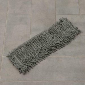 Насадка для плоской швабры Доляна, 41x12 см, микрофибра букля, 80 гр, цвет серый