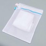 Мешок для стирки белья Доляна, 38x27 см, двойной, цвет белый