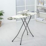 Доска гладильная Nika «Белль Классик 2», 122x34 см, два положения высоты 70 80 см, европодставка, микс