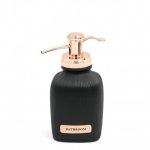 Дозатор для жидкого мыла Kelsey, цвет чёрный, 280 мл