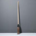 Метла деревянная, 140 см, 4 фланца, массив бука