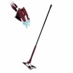 Швабра для мытья пола Pioneer крестообразная, 136 см, цвет красный-серый