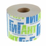 Туалетная бумага Снежок - Гигант, с втулкой, 1 слой, 65 метров