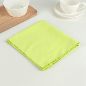 Салфетки из микрофибры для стёкол и зеркал «Горный хрусталь», 36x40 см