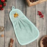 Салфетка для уборки Тигр 23х36 см, микрофибра, 100% п/э