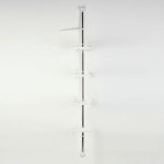 Полка 4х-ярусная раздвижная 110(280)-33х24 см