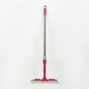 Окномойка с плоской насадкой из микрофибры,насадкой из силикона телескоп(120)см