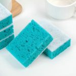 Набор губок кухонных с фиброполимером «Морской бриз», 10x7x3 см, 5 шт