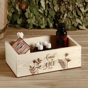 Ящик деревянный Have a nice day, 24.5x14x8 см