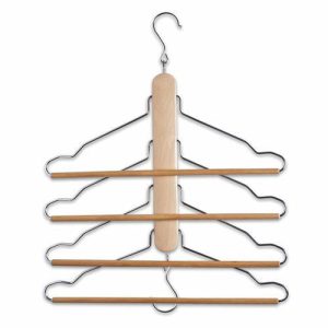 Вешалка комбинированная, дерево, металл