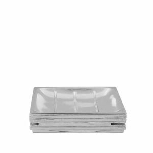 Мыльница Brick Silver, цвет серебряный