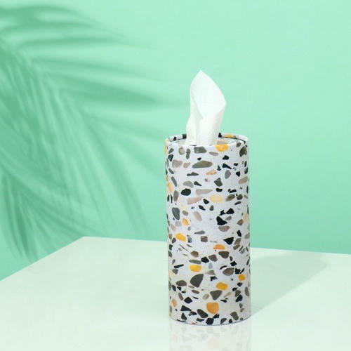 Салфетки в тубусе 50 шт, 2 слоя Камень — изображение 2