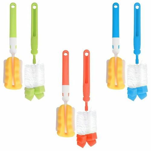 Щетка и губка для посуды «Чистый дуэт», МИКС — изображение 2