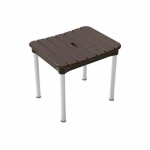 Стул для ванной Ecaliptus, до 100 кг, 37 х 30 х 34 см, коричневый