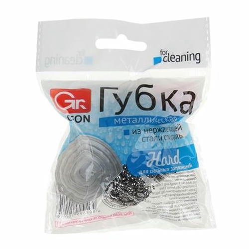 Мочалка для посуды из нержавеющей стали GRIFON Hard — изображение 2