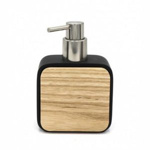 Дозатор для жидкого мыла Amara, цвет чёрный, 180 мл.