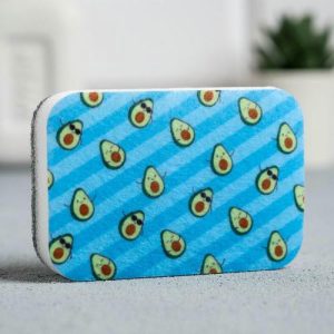 Губка для мытья посуды Avocado style 9х6 см