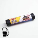 Мешки для садового и строительного мусора Popular, 220 л, 90x130 см, 39 мкм, ПВД, 5 шт, цвет чёрный