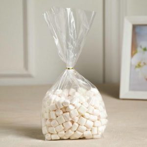 Пакет БОПП фасовочный, с боковой складкой, прозрачный, 10 х 28 х 3 см