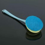 Щётка с губкой для посуды Svip «Ориджинал», 10x29 см, цвет МИКС