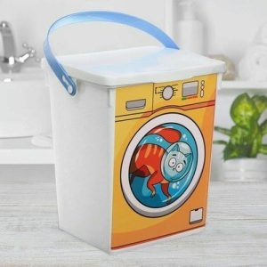 Контейнер для порошка пластиковый Кот, 5 л