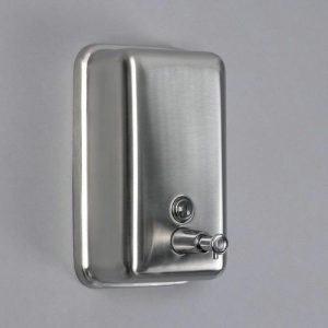 Диспенсер для антисептика/жидкого мыла EFOR «Практик», 1000 мл, нержавеющая сталь