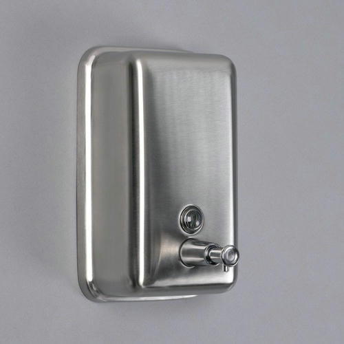 Диспенсер для антисептика/жидкого мыла EFOR «Практик», 1000 мл, нержавеющая сталь