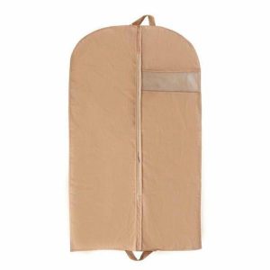 Чехол для одежды с окном 140x60 см, цвет бежевый