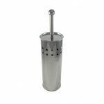 Щётка-ёршик с подставкой LEO, для унитаза, серебристый