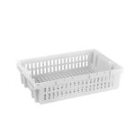 Ящик пластиковый, 403П, 60х40х15,2см, белый