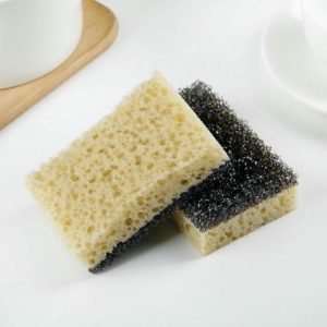 Набор губок кухонных для тефлоновой посуды, 10x6,5x2,8 см, 2 шт