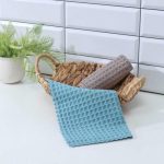 Салфетка микрофибра Доляна, 30x30 см, цвет МИКС