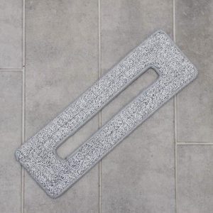 Насадка для плоской швабры с вертикальным отжимом, 38x12 см, ммикрофибра, цвет серый