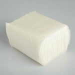 Салфетка для настольного диспенсера белая однослойная, 200 л, 17см*21см