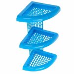 Полка угловая 3-х ярусная, цвет МИКС