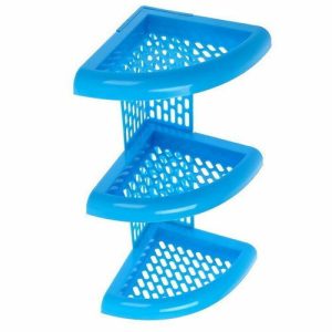 Полка угловая 3-х ярусная, цвет МИКС