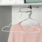 Вешалка-плечики для одежды Доляна, размер 40-44, антискользящее покрытие, цвет белый