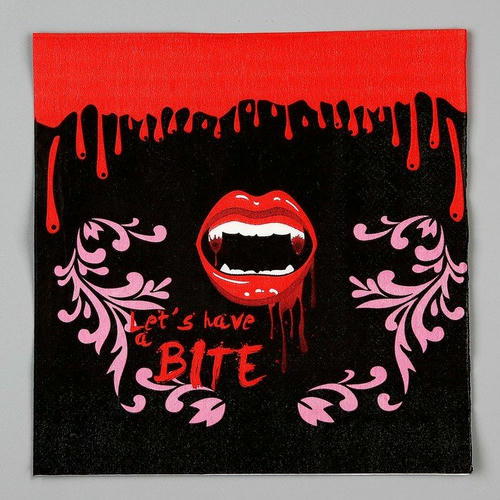 Салфетки бумажные «Губы», в наборе 20 шт — изображение 2