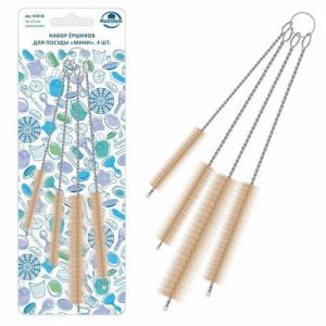 Набор ёршиков для посуды «Мини», 4 шт