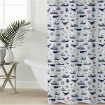 Штора для ванной «Гавань», 180x180 см, полиэтилен, цвет белый