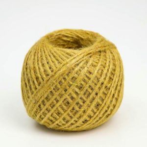 Шпагат джутовый, 1120 Текс, 100 м, цвет жёлтый