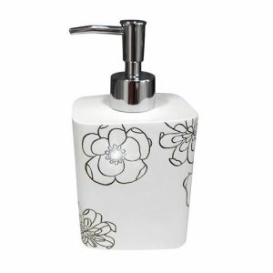 Дозатор для жидкого мыла Diamond, цвет белый, 400 мл