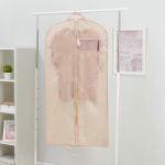 Чехол для одежды с окном 120x60 см, цвет бежевый