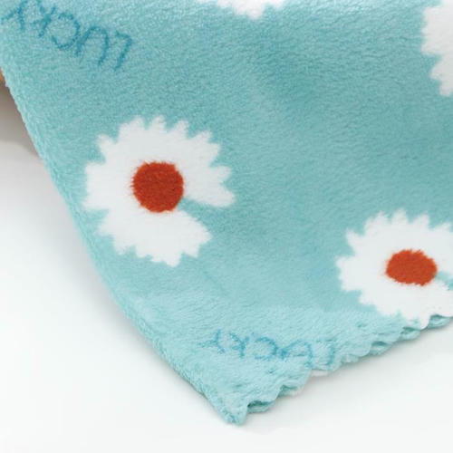 Салфетка микрофибра махровая Доляна «Ромашки», 30x30 см, цвет МИКС — изображение 2